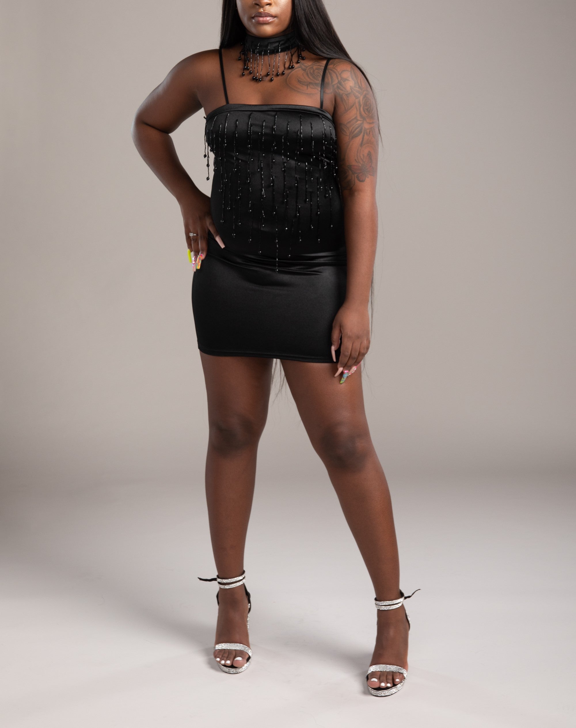 Bali Beaded Mini Dress