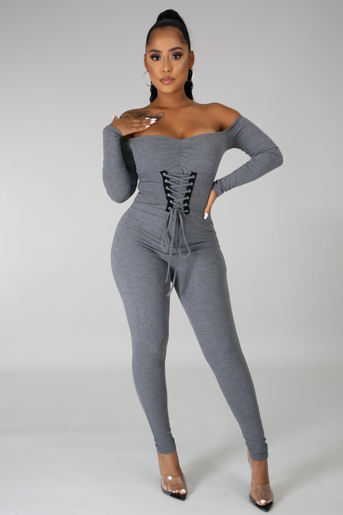 Get Cinched Corset Jumpsuit